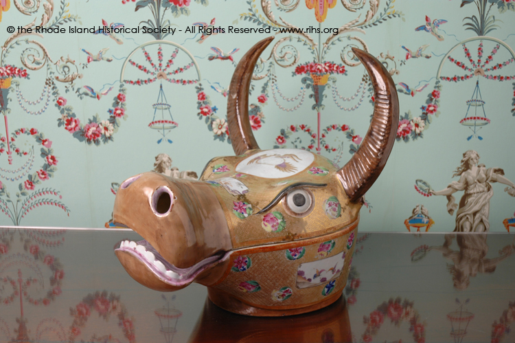 Water Buffalo soup tureen. RIHS Museum Collection